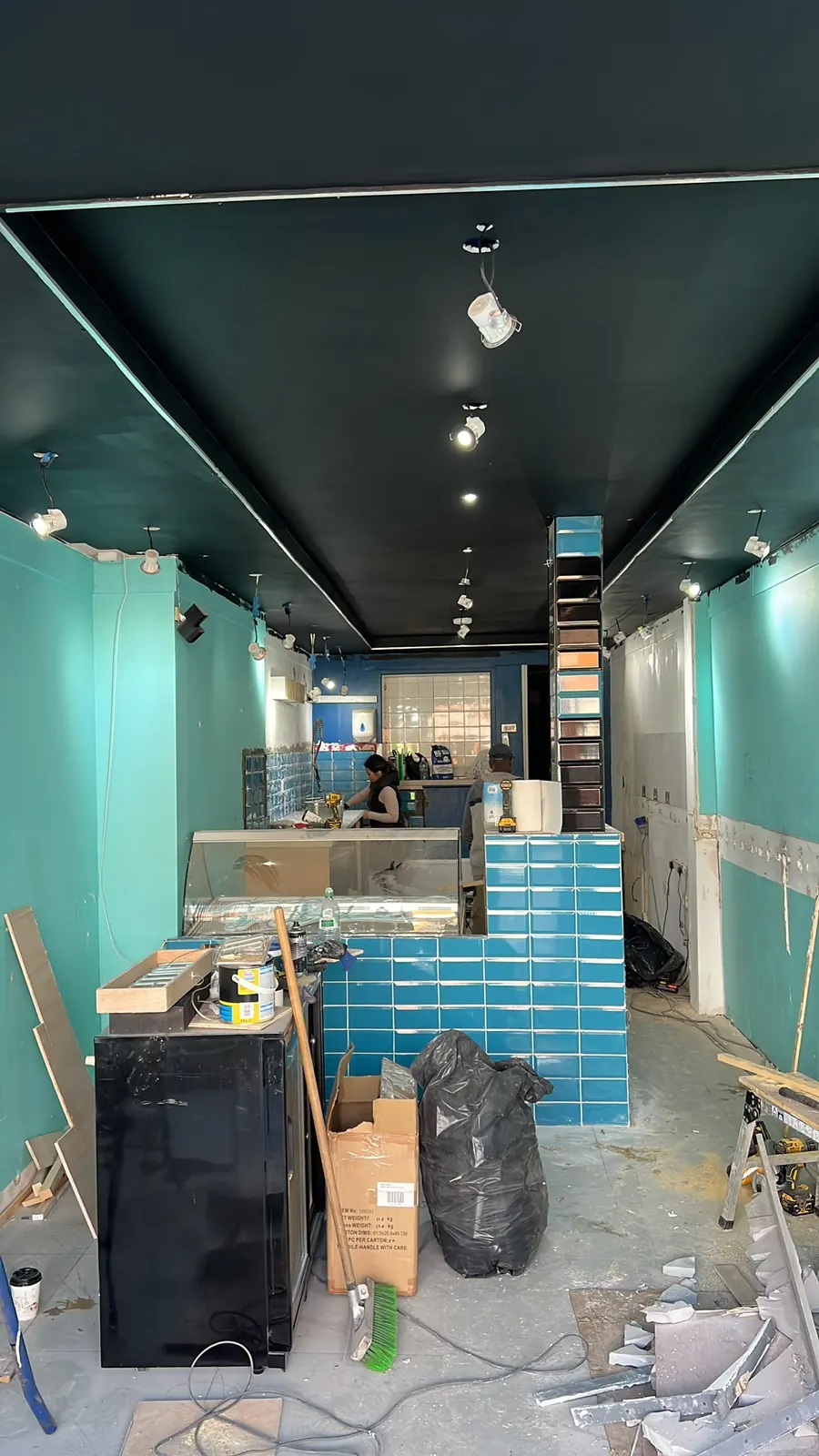 Dessert counter nearing completion, Brentwood